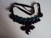 Maxi Colar - Preto e Azul (cod7)