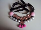 Maxi Colar - Rosa (Cod10)